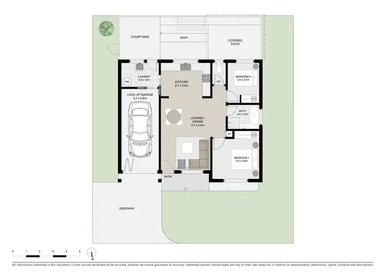 Floorplan of Homely villa listing, 24/3 Donn-Patterson Drive, Coffs Harbour NSW 2450