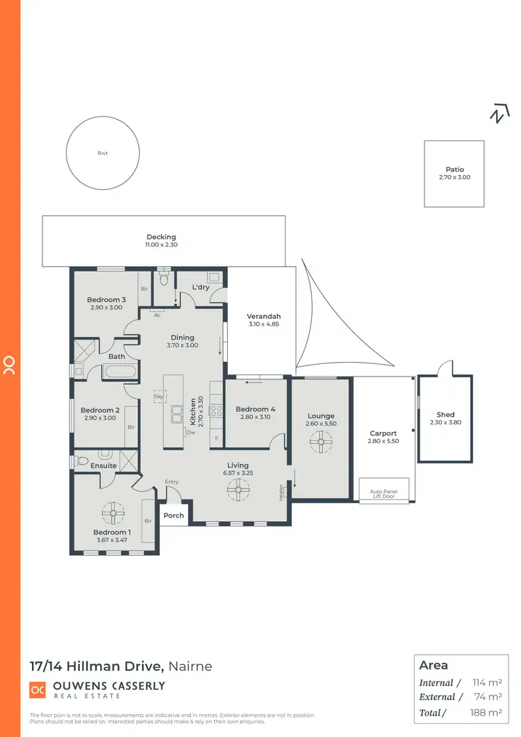 Floorplan of Homely house listing, 17/14 Hillman Drive, Nairne SA 5252