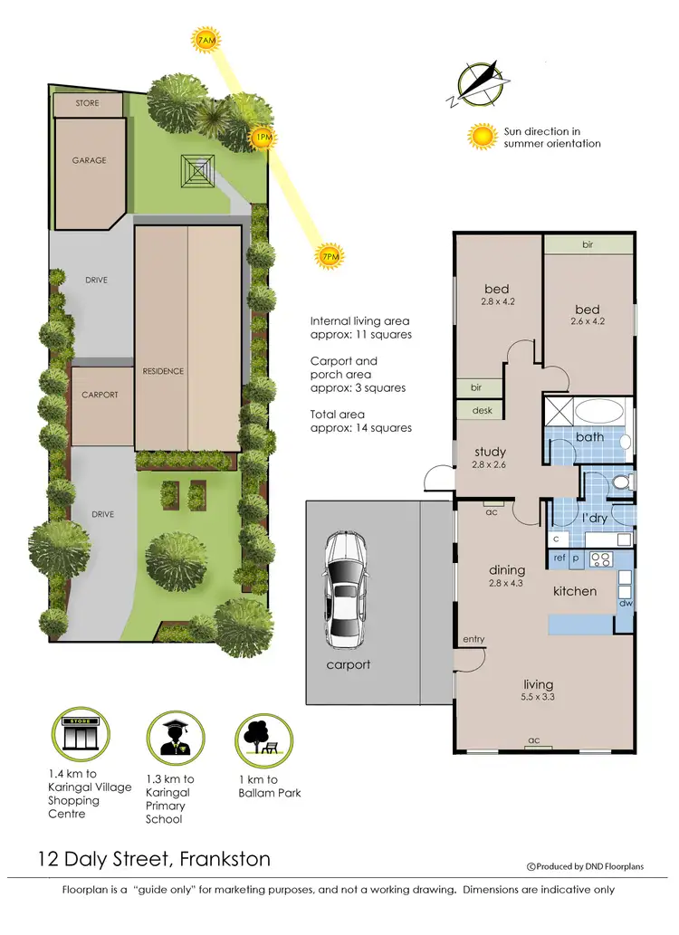Floorplan of Homely house listing, 12 Daly Street, Frankston VIC 3199