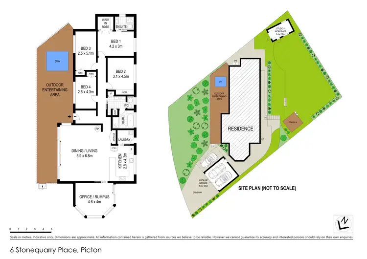 Floorplan of Homely house listing, 6 Stonequarry Place, Picton NSW 2571