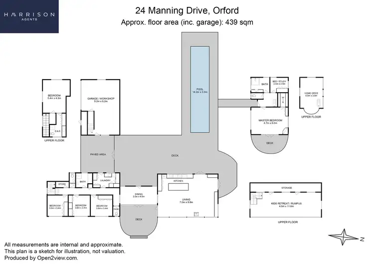Floorplan of Homely house listing, 24 Manning Drive, Orford TAS 7190