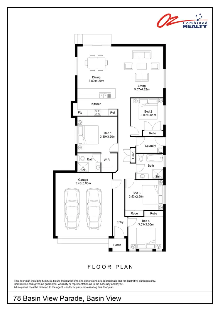 Floorplan of Homely house listing, 78 Basin View Parade, Basin View NSW 2540