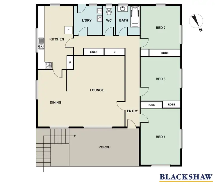 Floorplan of Homely house listing, 52 Caley Crescent, Narrabundah ACT 2604
