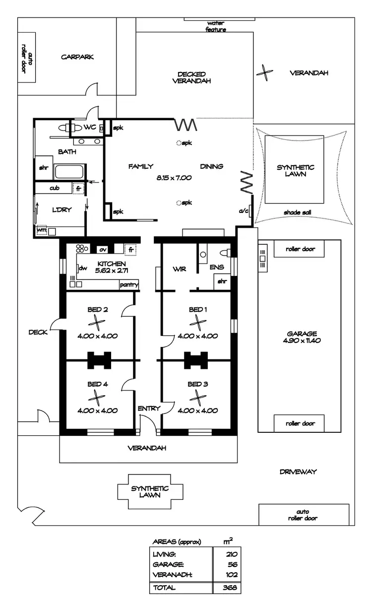 Floorplan of Homely house listing, 36 Blakeney Road, Ottoway SA 5013