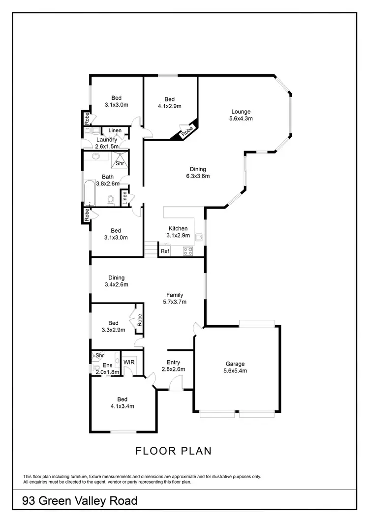 Floorplan of Homely house listing, 93 Green Valley Road, Goulburn NSW 2580