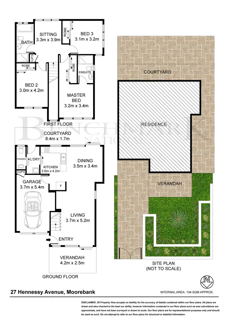 Floorplan of Homely house listing, 27 Hennessy Avenue, Moorebank NSW 2170