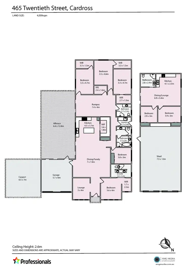 Floorplan of Homely house listing, 465 Twentieth Street, Cardross VIC 3496