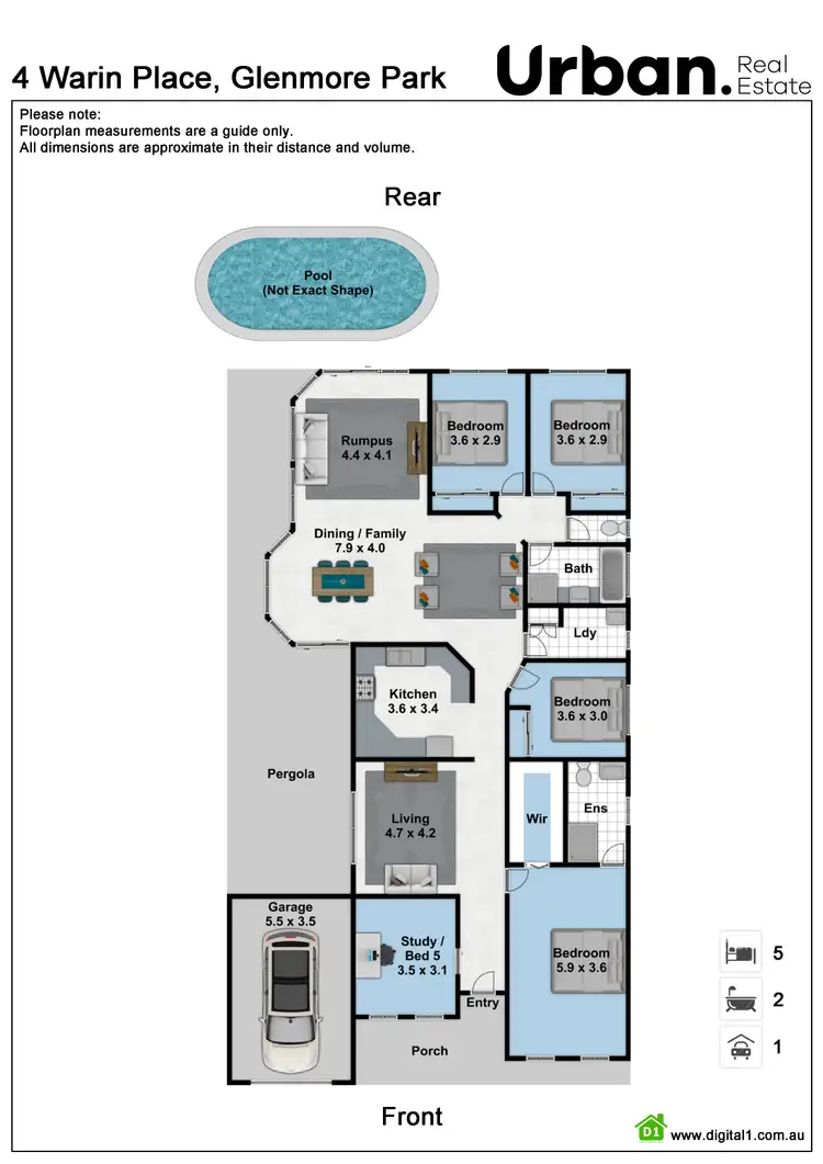 Floorplan of Homely house listing, 4 Warin Place, Glenmore Park NSW 2745