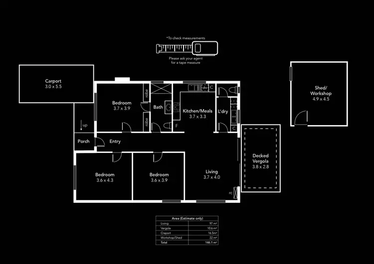 Floorplan of Homely house listing, 59 Crown Terrace, Royal Park SA 5014