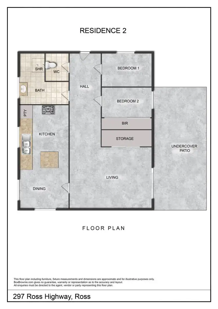 Floorplan of Homely rural property listing, 297 Ross Highway, Ross NT 873