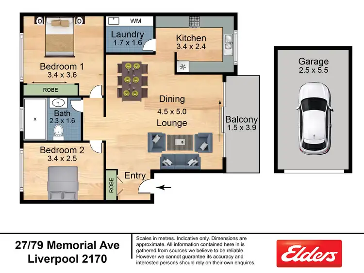 Floorplan of Homely unit listing, 27/79 Memorial Avenue, Liverpool NSW 2170