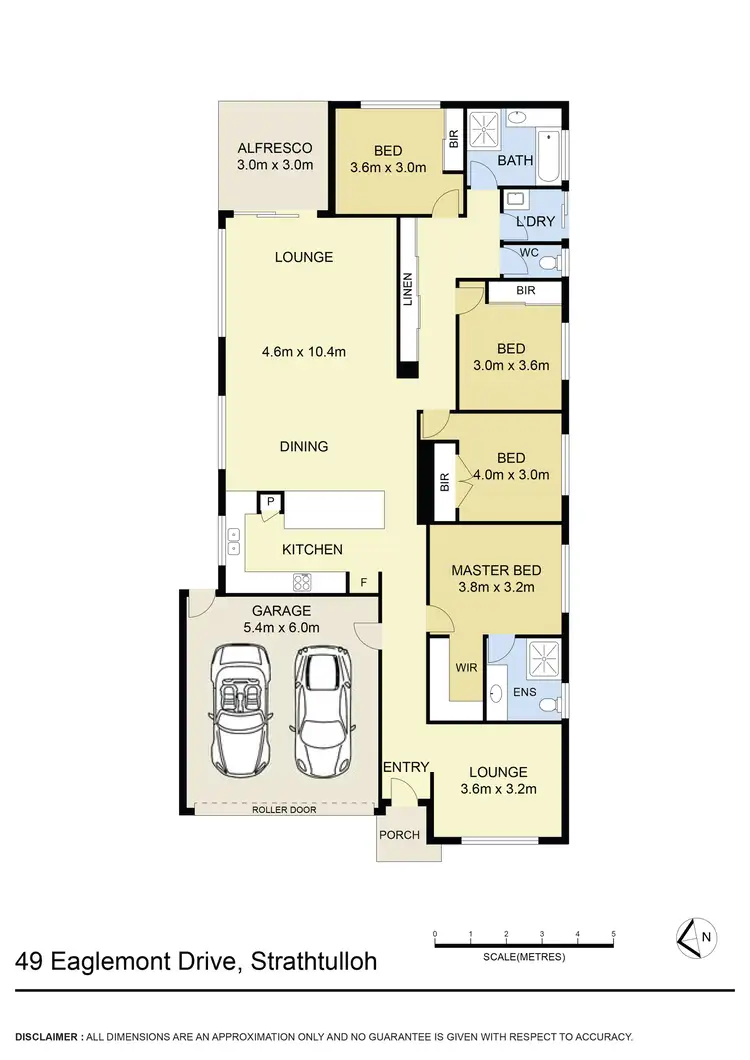 Floorplan of Homely house listing, 49 Eaglemont Drive, Strathtulloh VIC 3338
