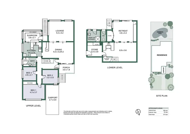 Floorplan of Homely house listing, 43 Parr Avenue, North Curl Curl NSW 2099