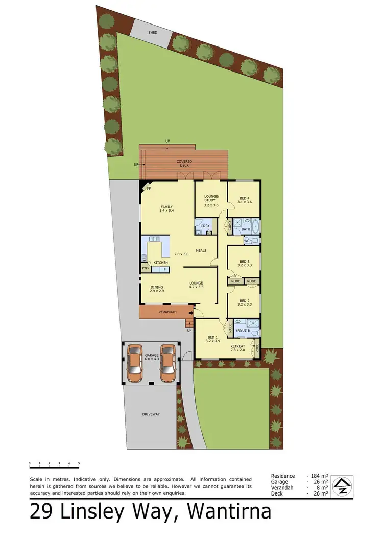 Floorplan of Homely house listing, 29 Linsley Way, Wantirna VIC 3152