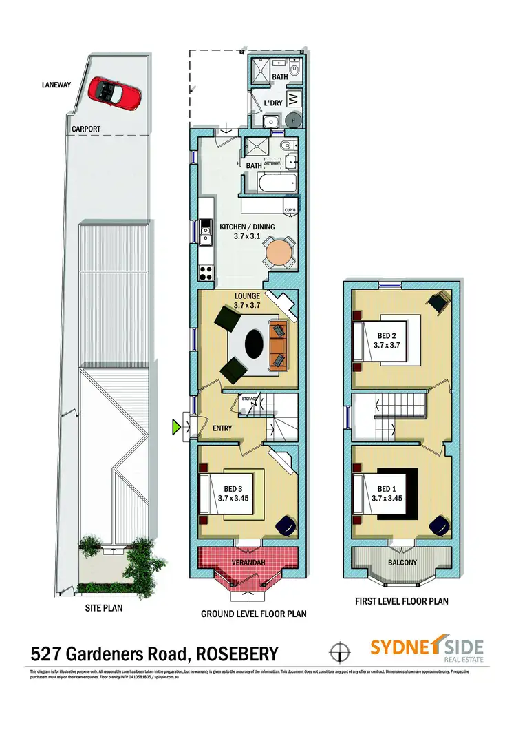 Floorplan of Homely house listing, 527 Gardeners Road, Rosebery NSW 2018