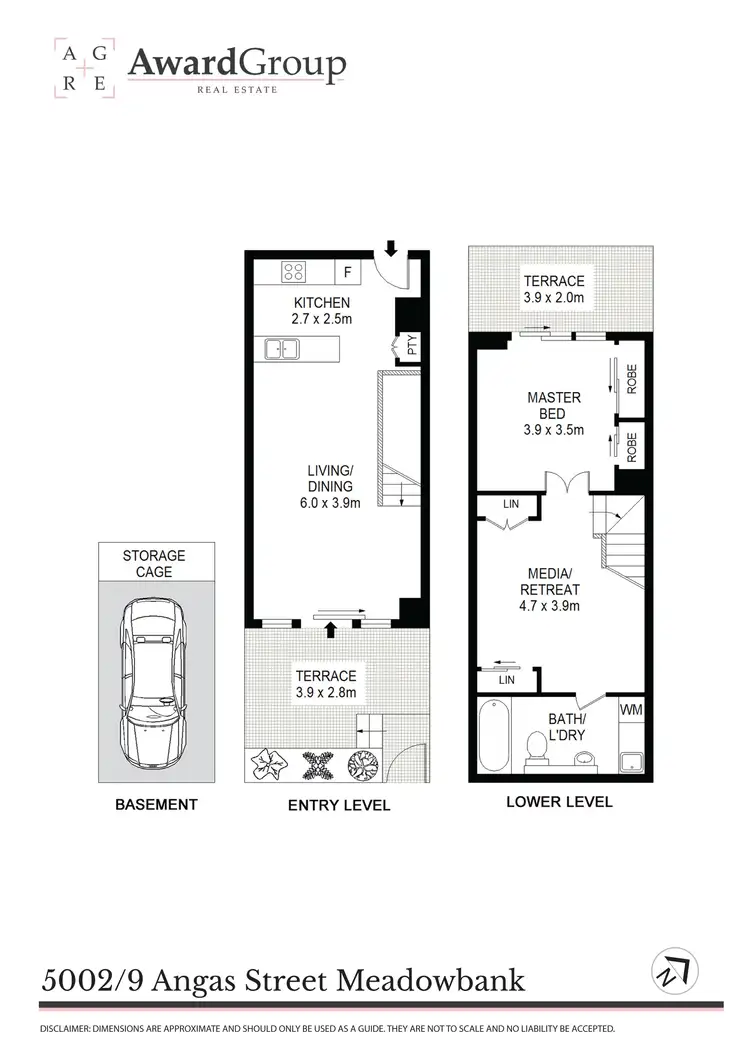 Floorplan of Homely apartment listing, 5002/9 Angas Street, Meadowbank NSW 2114