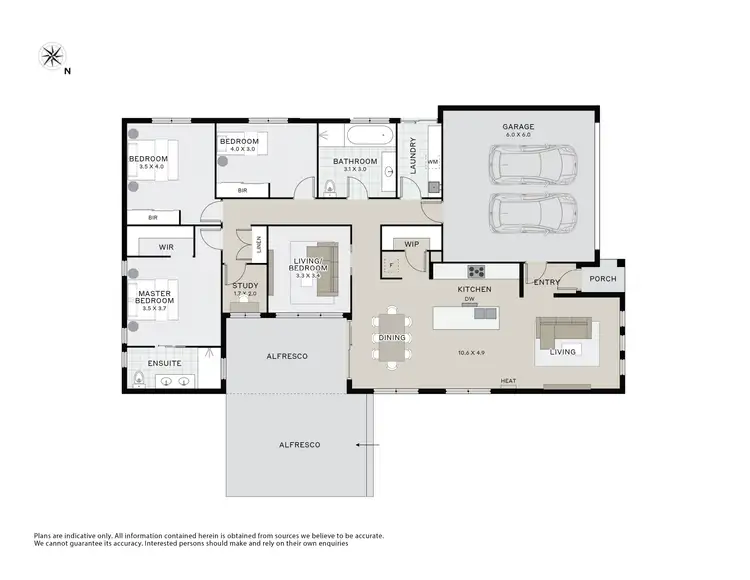 Floorplan of Homely house listing, 15 Enterprize Drive, Youngtown TAS 7249