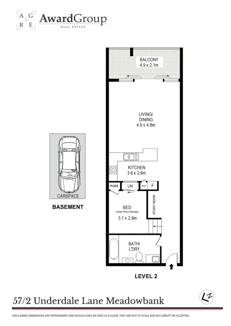 Floorplan of Homely unit listing, 57/2 Underdale Lane, Meadowbank NSW 2114