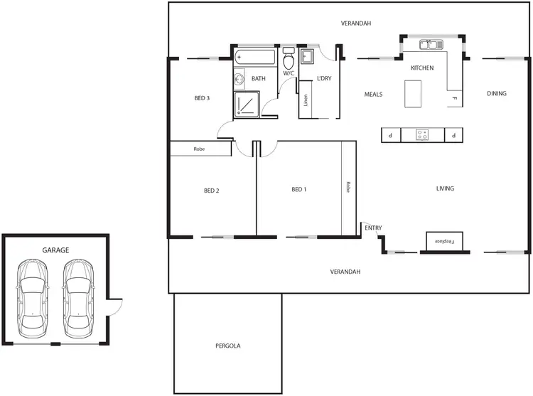 Floorplan of Homely house listing, 16 Adamson Crescent, Wanniassa ACT 2903