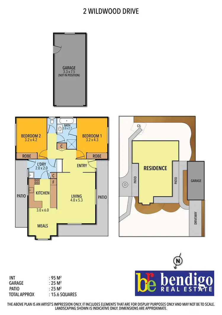 Floorplan of Homely house listing, 2 Wildwood Drive, Strathdale VIC 3550