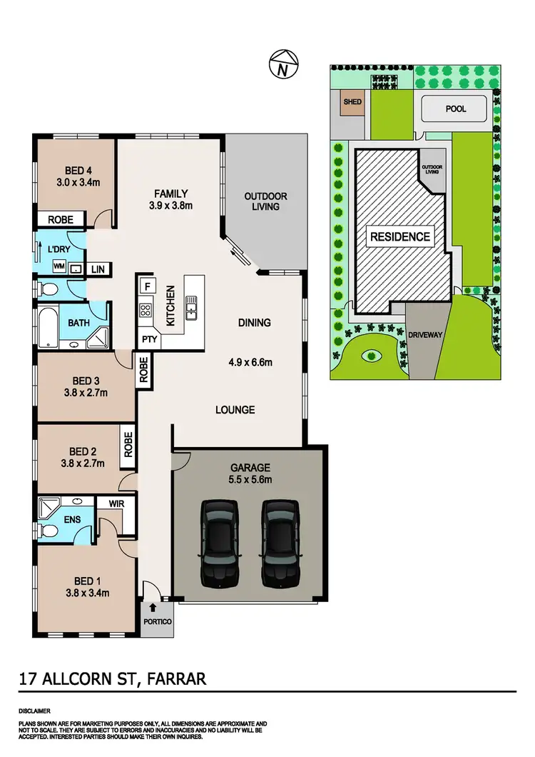 Floorplan of Homely house listing, 17 Allcorn Street, Farrar NT 830