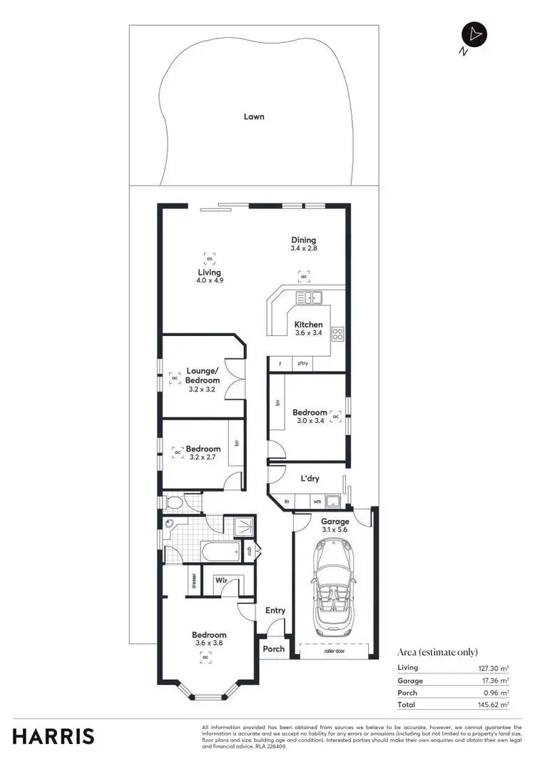Floorplan of Homely house listing, 47 Leewood Road, Paradise SA 5075