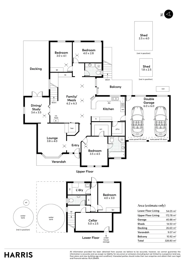 Floorplan of Homely house listing, 13 Beadnell Crescent, Bridgewater SA 5155