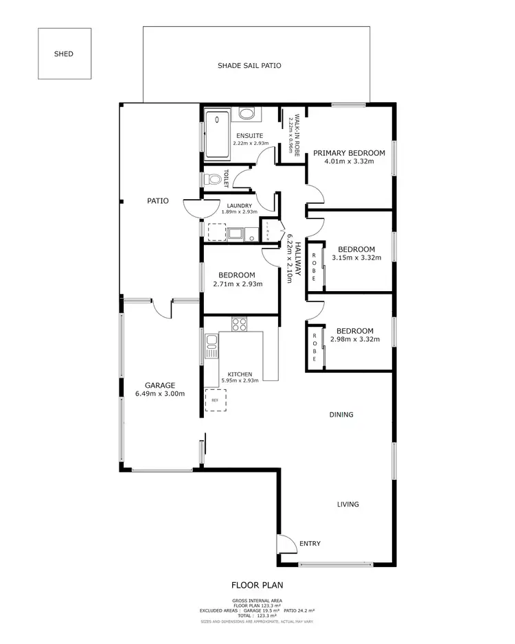 Floorplan of Homely house listing, 2 Delaney Close, Kanimbla QLD 4870