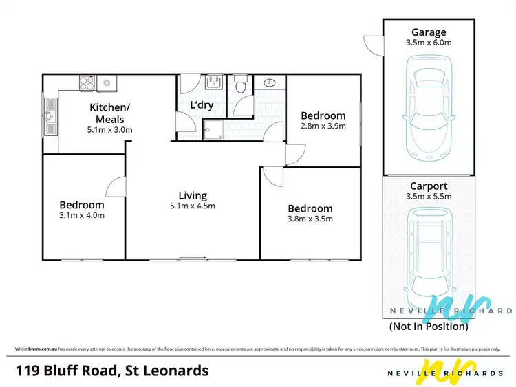 Floorplan of Homely house listing, 119 Bluff Road, St Leonards VIC 3223
