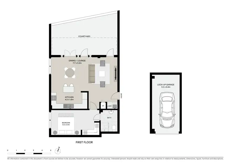 Floorplan of Homely apartment listing, 6/2 Daniel Street, Botany NSW 2019
