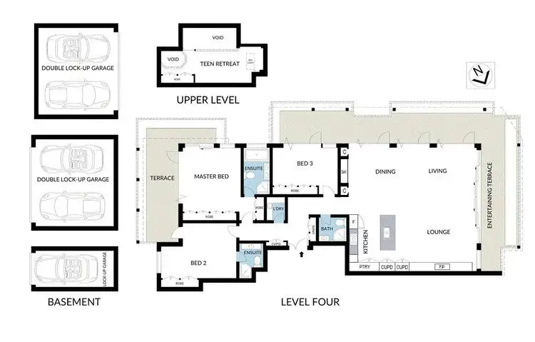 Floorplan of Homely apartment listing, 8/20-22 Carlisle Street, Rose Bay NSW 2029