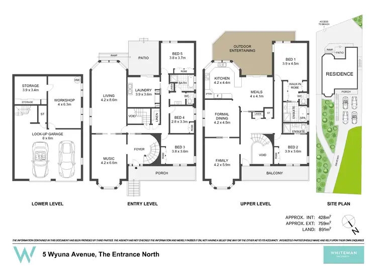 Floorplan of Homely house listing, 5 Wyuna Avenue, The Entrance North NSW 2261