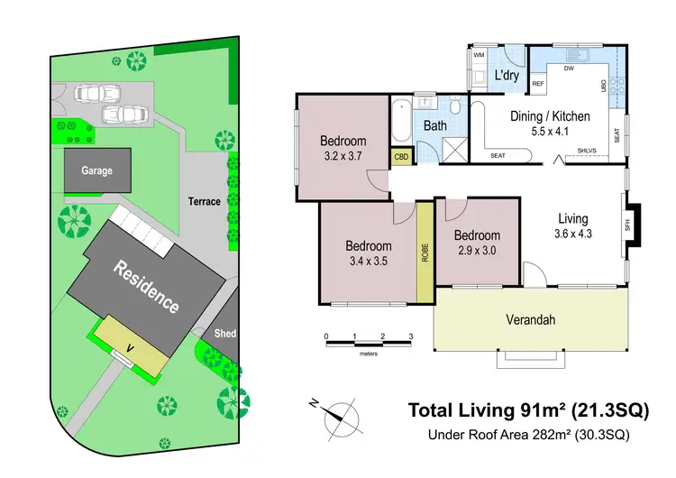 Floorplan of Homely house listing, 45 Longwarry Road, Drouin VIC 3818