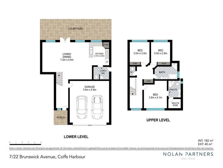 Floorplan of Homely townhouse listing, 7/22 Brunswick Avenue, Coffs Harbour NSW 2450