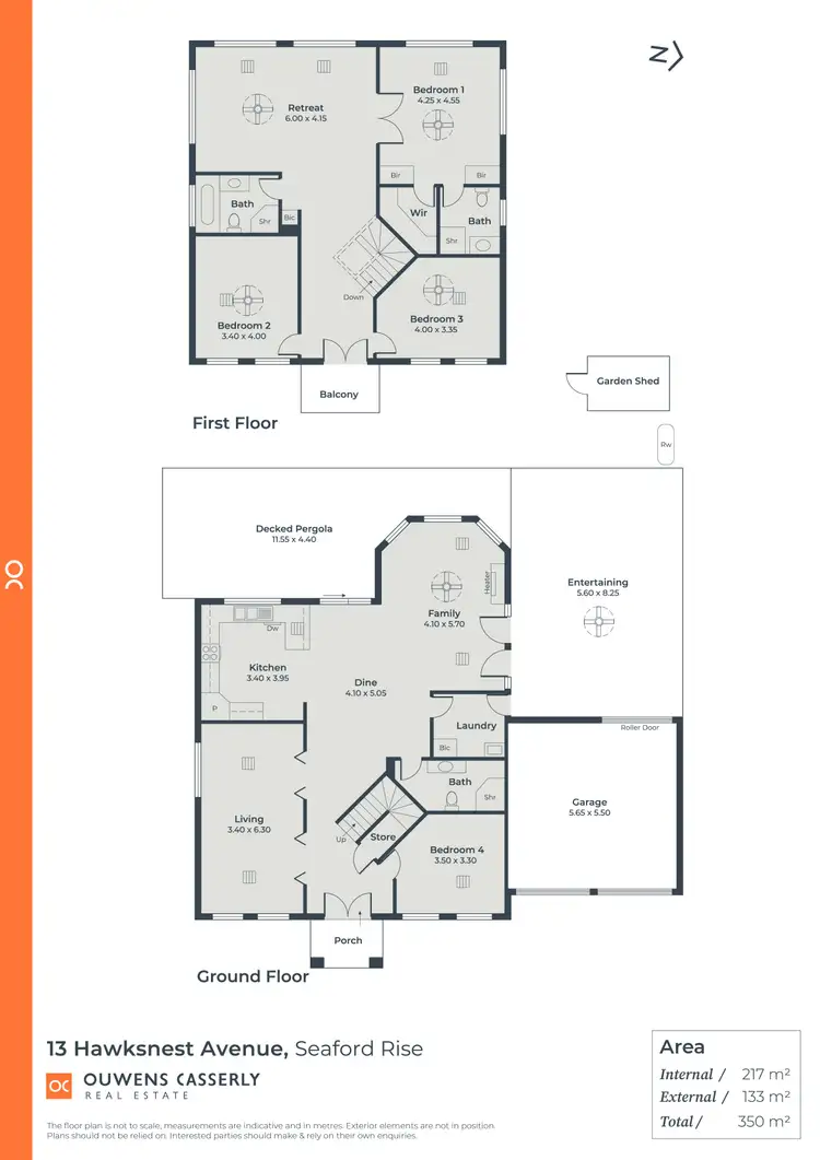 Floorplan of Homely house listing, 13 Hawksnest Avenue, Seaford Rise SA 5169