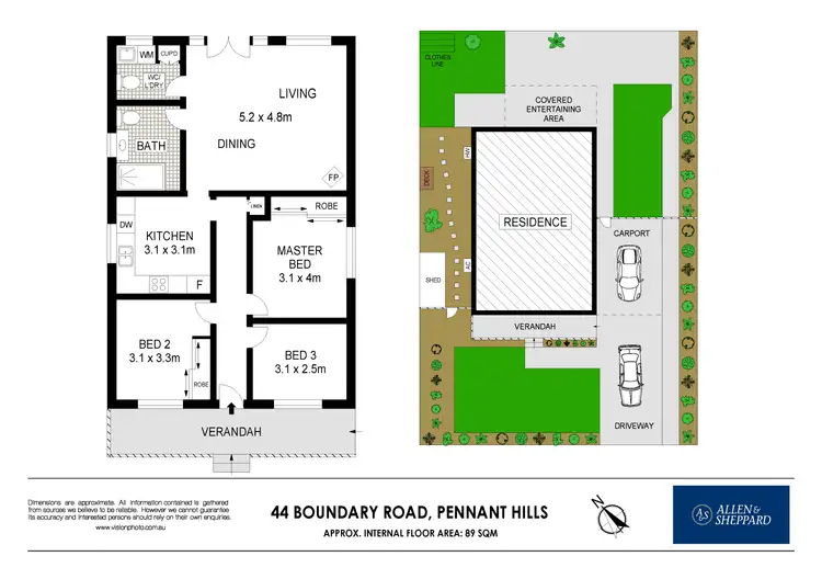 Floorplan of Homely house listing, 44 Boundary Road, Pennant Hills NSW 2120