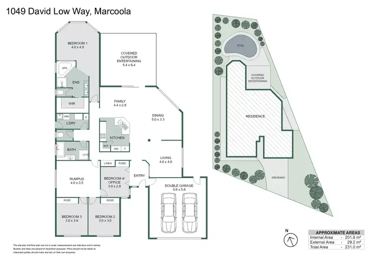 Floorplan of Homely house listing, 1049 David Low Way, Marcoola QLD 4564