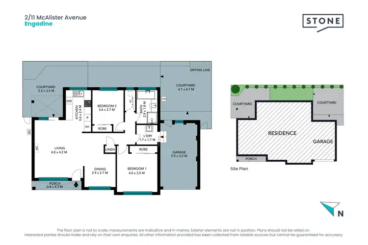 Floorplan of Homely villa listing, 2/11 McAlister Avenue, Engadine NSW 2233