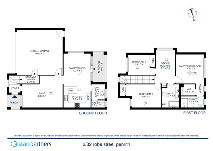 Floorplan of Homely townhouse listing, 2/32 Robert Street, Penrith NSW 2750