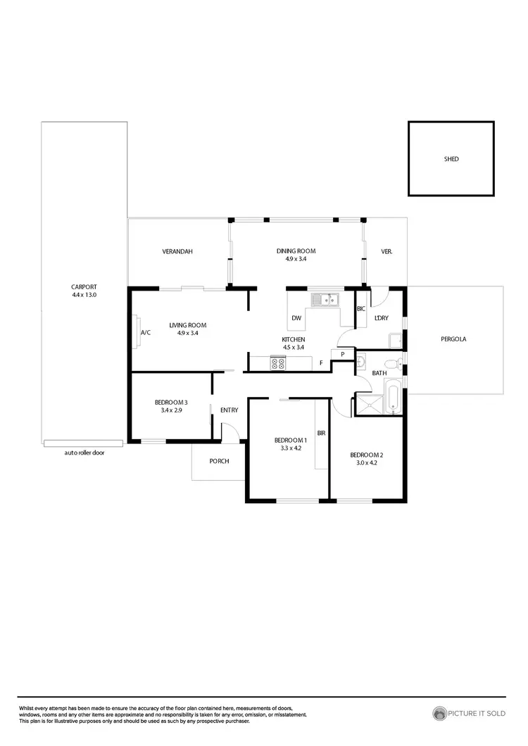 Floorplan of Homely house listing, 16 Templewood Avenue, Manningham SA 5086