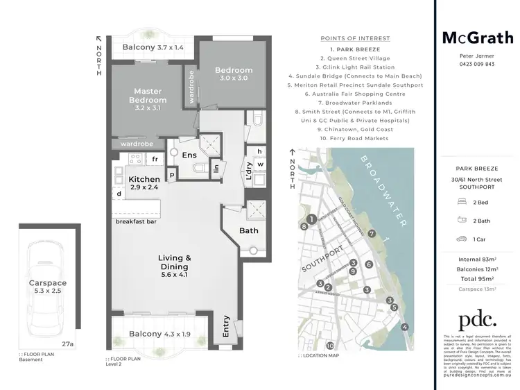 Floorplan of Homely apartment listing, 30/61 North Street, Southport QLD 4215