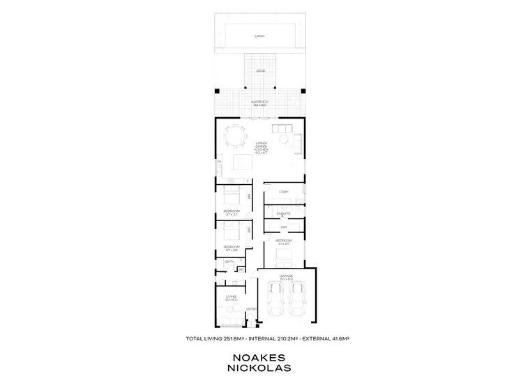 Floorplan of Homely house listing, 22 Broadway, South Brighton SA 5048