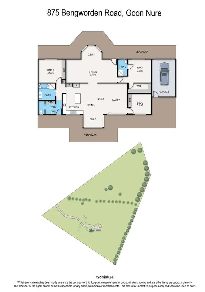 Floorplan of Homely rural property listing, 875 Bengworden Road, Bengworden VIC 3875