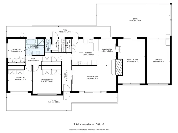 Floorplan of Homely rural property listing, 102 Sutherland Road, Burrumbuttock NSW 2642