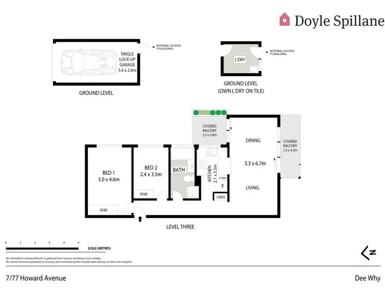 Floorplan of Homely apartment listing, 7/77 Howard Avenue, Dee Why NSW 2099