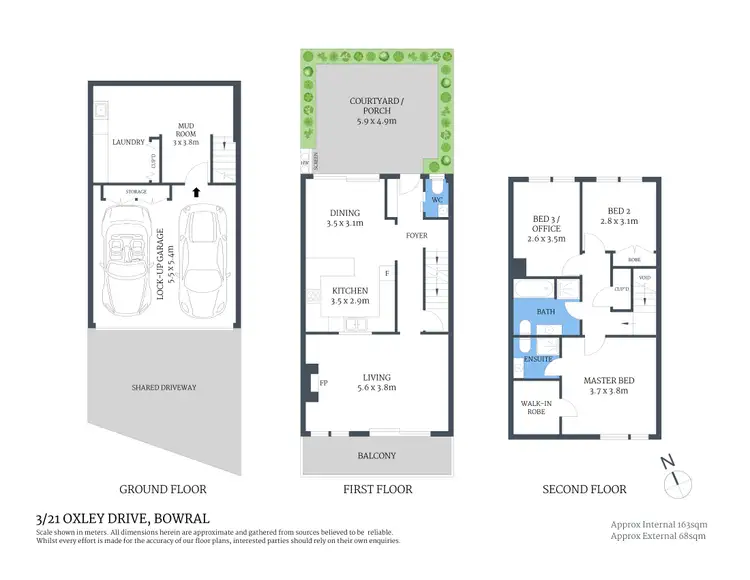 Floorplan of Homely villa listing, 3/21 Oxley Drive, Bowral NSW 2576