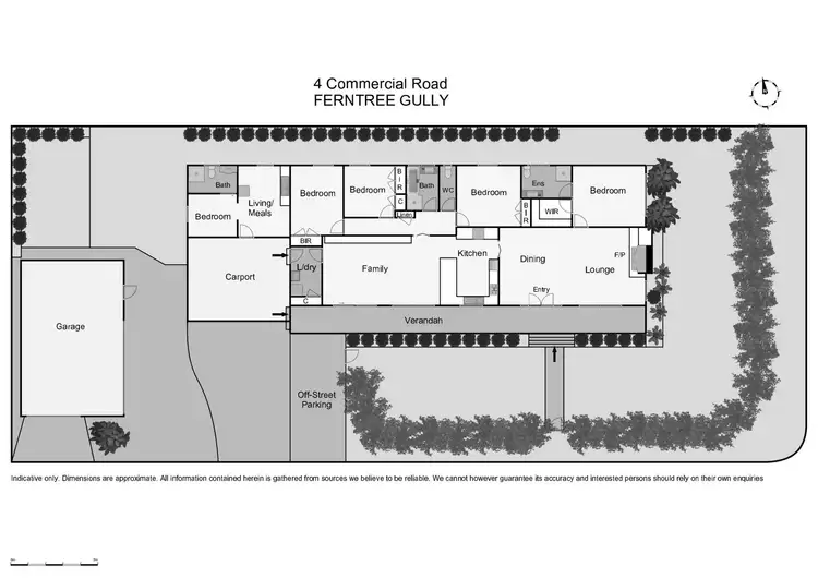 Floorplan of Homely house listing, 4 Commercial Road, Ferntree Gully VIC 3156