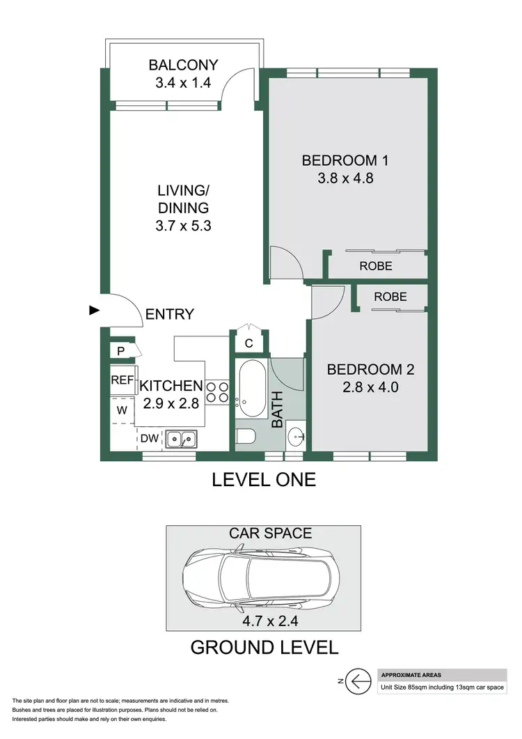 Floorplan of Homely apartment listing, 2/124 Carrington Road, Randwick NSW 2031