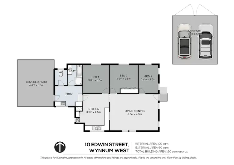 Floorplan of Homely house listing, 10 Edwin Street, Wynnum West QLD 4178