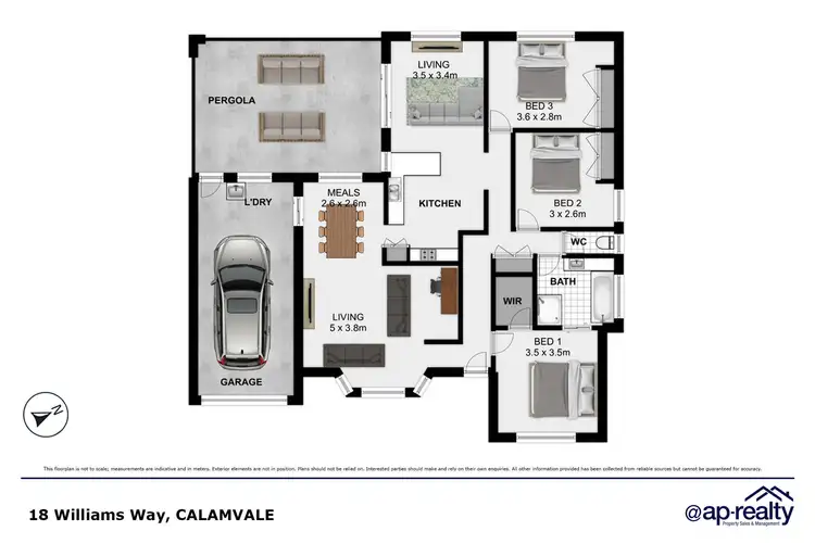 Floorplan of Homely house listing, 18 Williams Way, Calamvale QLD 4116